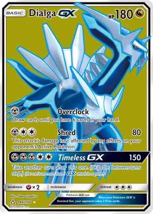 Dialga GX (Full Art) 146/156 - SM  Ultra Prism Holofoil