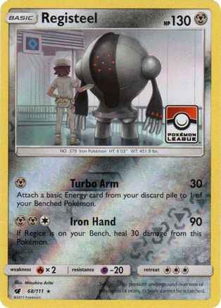 Registeel (Pokemon League) 068/111 - League & Championship Cards Reverse Holofoil