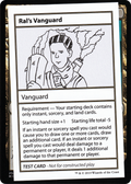 Ral's Vanguard (CMB1-001) - Mystery Booster Playtest Cards 2021