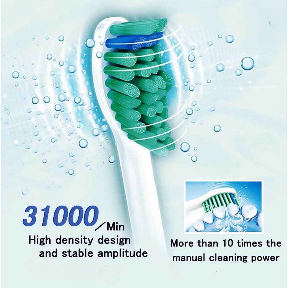 16-Pieces: HX6014 Replacement Electric Toothbrush Head Fits For Philips Sonicare Toothbrush Heads