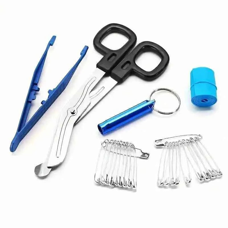 160-Piece Set: Portable Multi-Purpose First Aid Kit - Essential Emergency Supplies