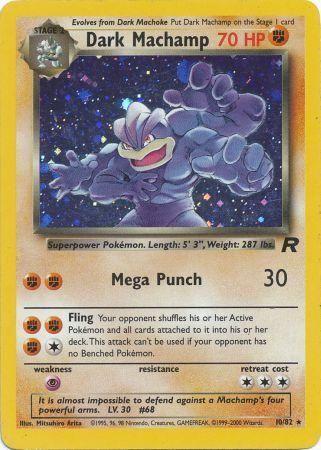 Dark Machamp 010/null - Team Rocket Unlimited Holofoil