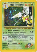 Koga's Beedrill 009/132 - Gym Challenge Unlimited Holofoil