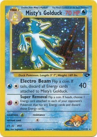 Misty's Golduck 012/null - Gym Challenge Unlimited Holofoil