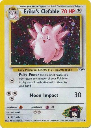 Erika's Clefable 003/null - Gym Heroes Unlimited Holofoil