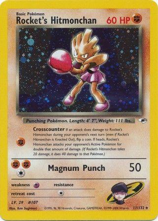 Rocket's Hitmonchan 011/null - Gym Heroes Unlimited Holofoil
