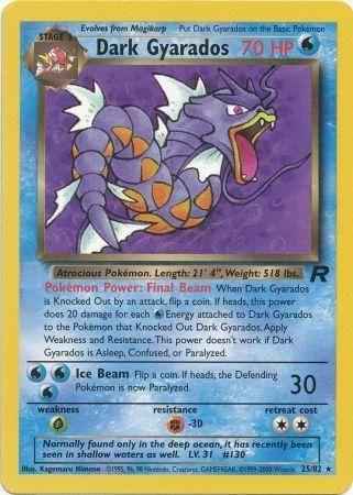Dark Gyarados 025/82 - Team Rocket Unlimited