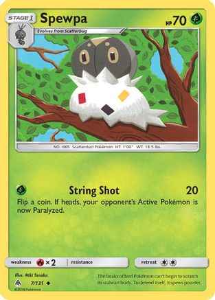 Spewpa 007/131 - SM  Forbidden Light