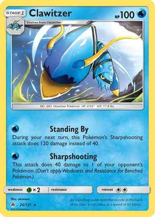 Clawitzer 026/131 - SM  Forbidden Light