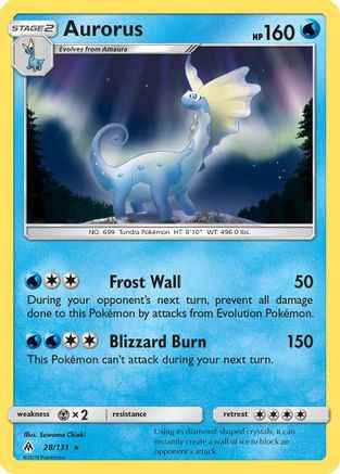 Aurorus 028/131 - SM  Forbidden Light Holofoil