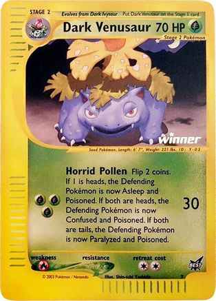 Dark Venusaur 007 - Best of Promos