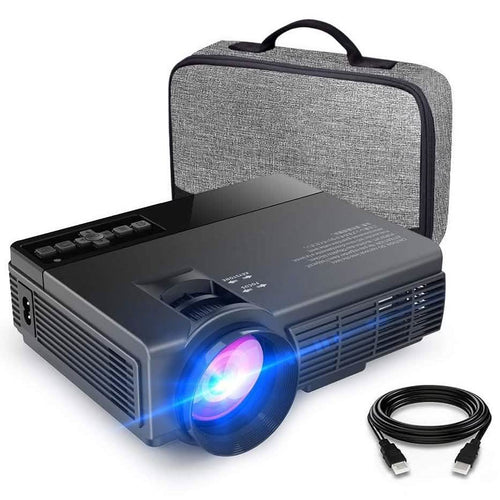 170'' Display, 1080P Supported Mini Projector - Assorted Colors