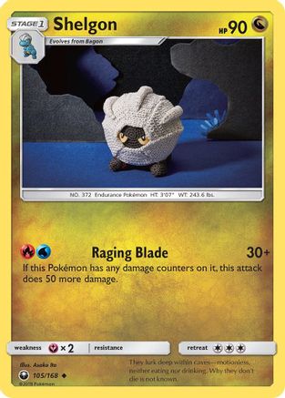 Shelgon 105/168 - SM  Celestial Storm
