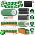 171-Pieces: Baseball Birthday Party Disposable Dinnerware Set