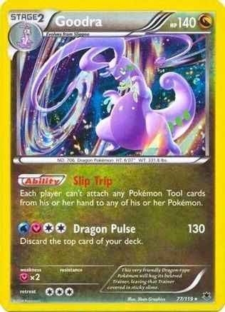 Goodra (Cosmos Holo) 077/119 - Blister Exclusives Holofoil