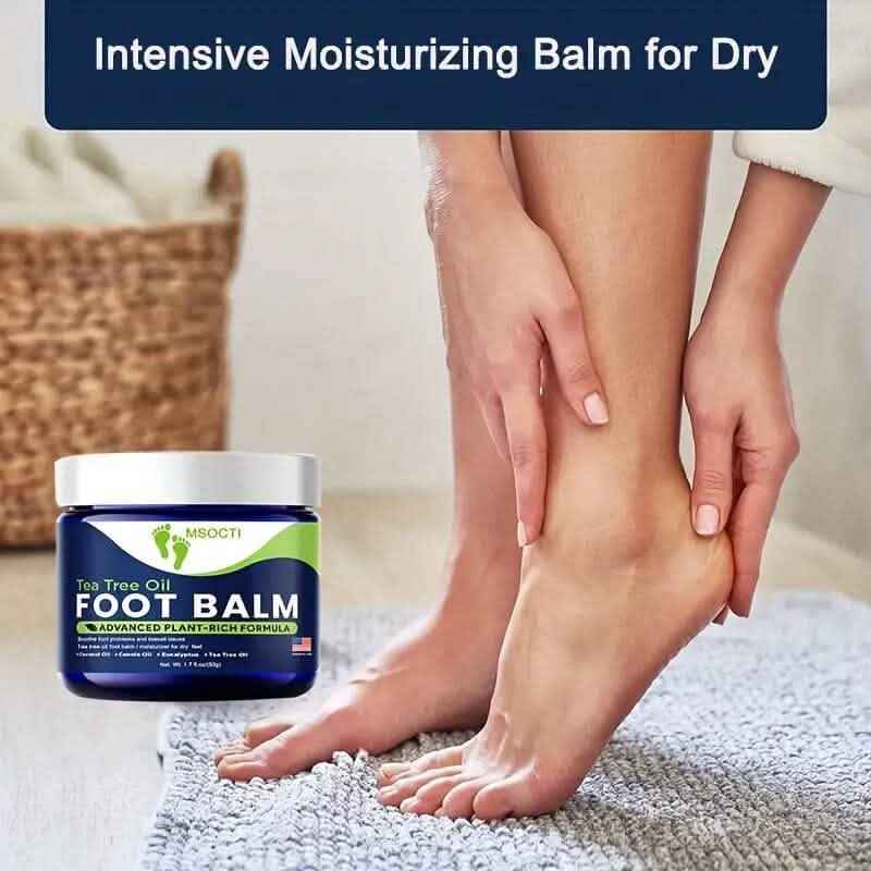 Tea Tree Oil Foot Balm Moisturizer for Dry Feet