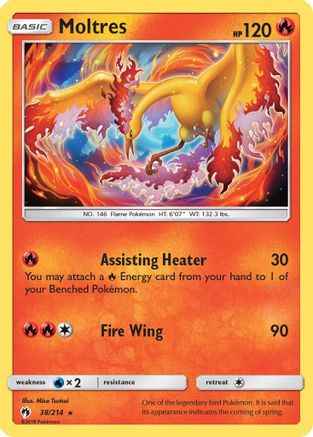 Moltres 038/214 - SM  Lost Thunder