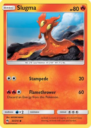 Slugma 043/214 - SM  Lost Thunder