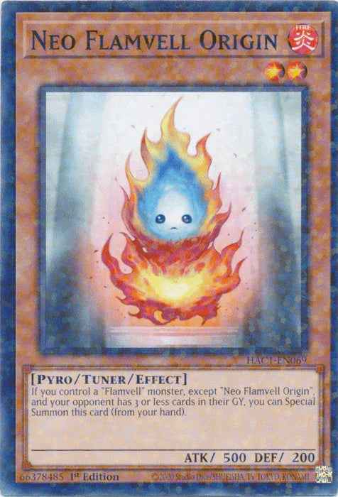 Neo Flamvell Origin (Duel Terminal) [HAC1-EN069] Common