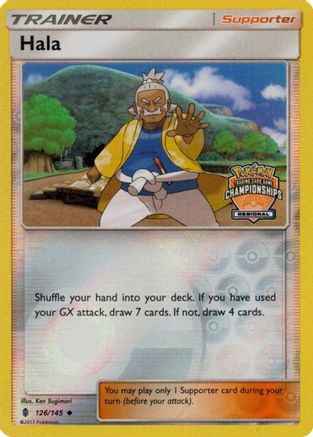 Hala 126/145 - League & Championship Cards - Reverse Holofoil