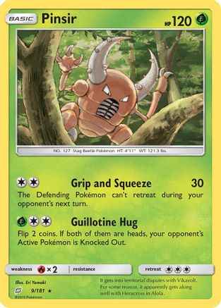 Pinsir 009/181 - SM  Team Up