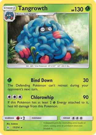 Tangrowth 017/214 - SM  Unbroken Bonds