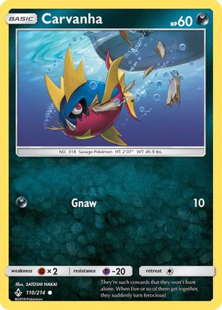 Carvanha 110/214 - SM  Unbroken Bonds