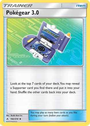 Pokegear .0 182/214 - SM  Unbroken Bonds
