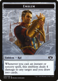 Ral, Izzet Viceroy Emblem (MED-0G6) - Mythic Edition Tokens