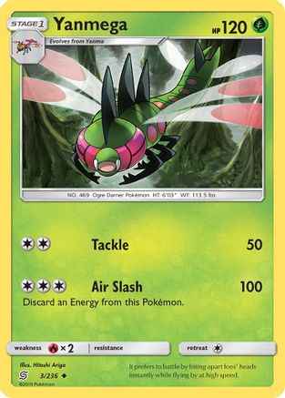 Yanmega 003/236 - SM  Unified Minds