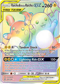 Raichu & Alolan Raichu GX (Secret) 241/236 - SM  Unified Minds Holofoil
