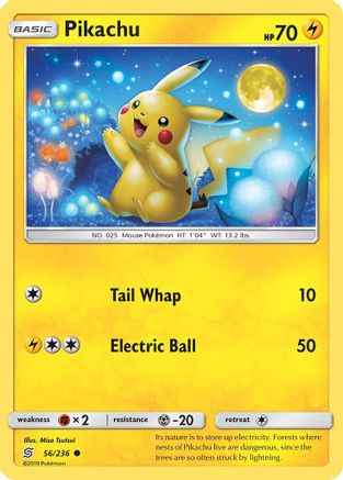 Pikachu 056/236 - SM  Unified Minds