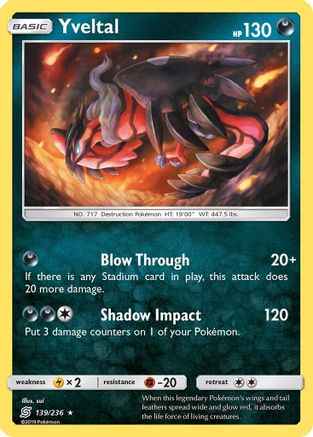Yveltal 139/236 - SM  Unified Minds Holofoil