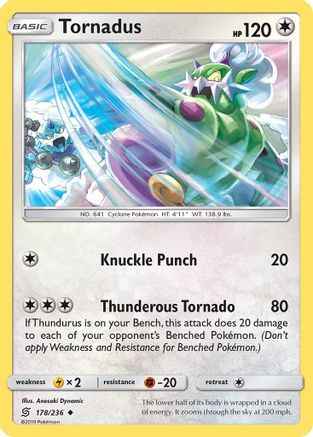 Tornadus 178/236 - SM  Unified Minds Reverse Holofoil