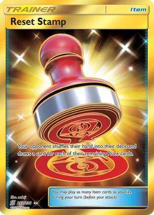 Reset Stamp (Secret) 253/236 - SM  Unified Minds Holofoil