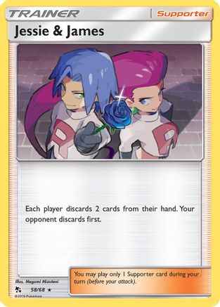 Jessie & James 058/68 - Hidden Fates Holofoil