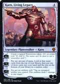 Karn, Living Legacy (PRE-01S) - Dominaria United Promos Foil