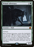 Primal Adversary (PPMID-194P) - Innistrad: Midnight Hunt Promos