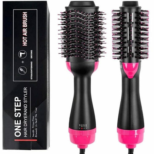 2-in-1 Hair Dryer Volumizer Hot Hair Brush Roller Comb