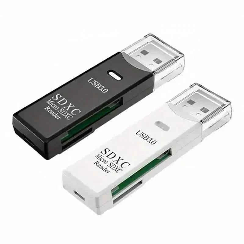 2-in-1 Multi Card Reader USB 3.0 Micro SD TF Card Memory Flash Drive Adapter