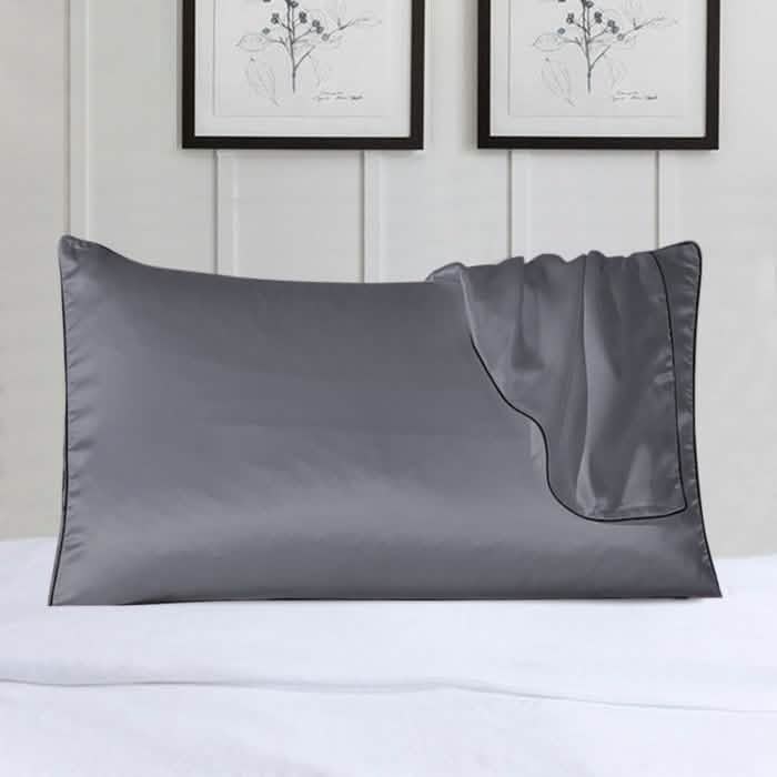 2-Pack 100% Silk Pillow Cover With Trim