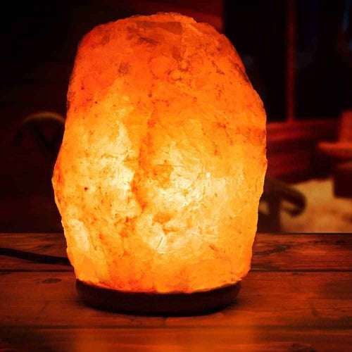 2-Pack: Hemingweigh Hand Carved Natural Crystal Himalayan Salt Lamp