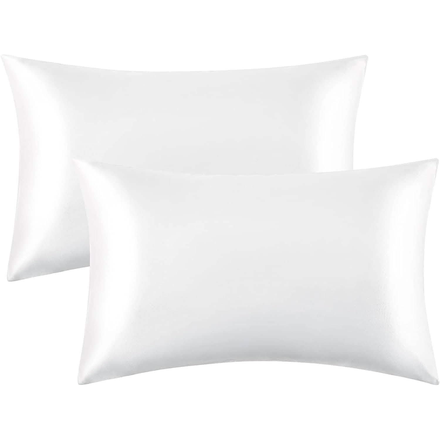 2-Pack: Satin Pillowcases with Envelope Closure