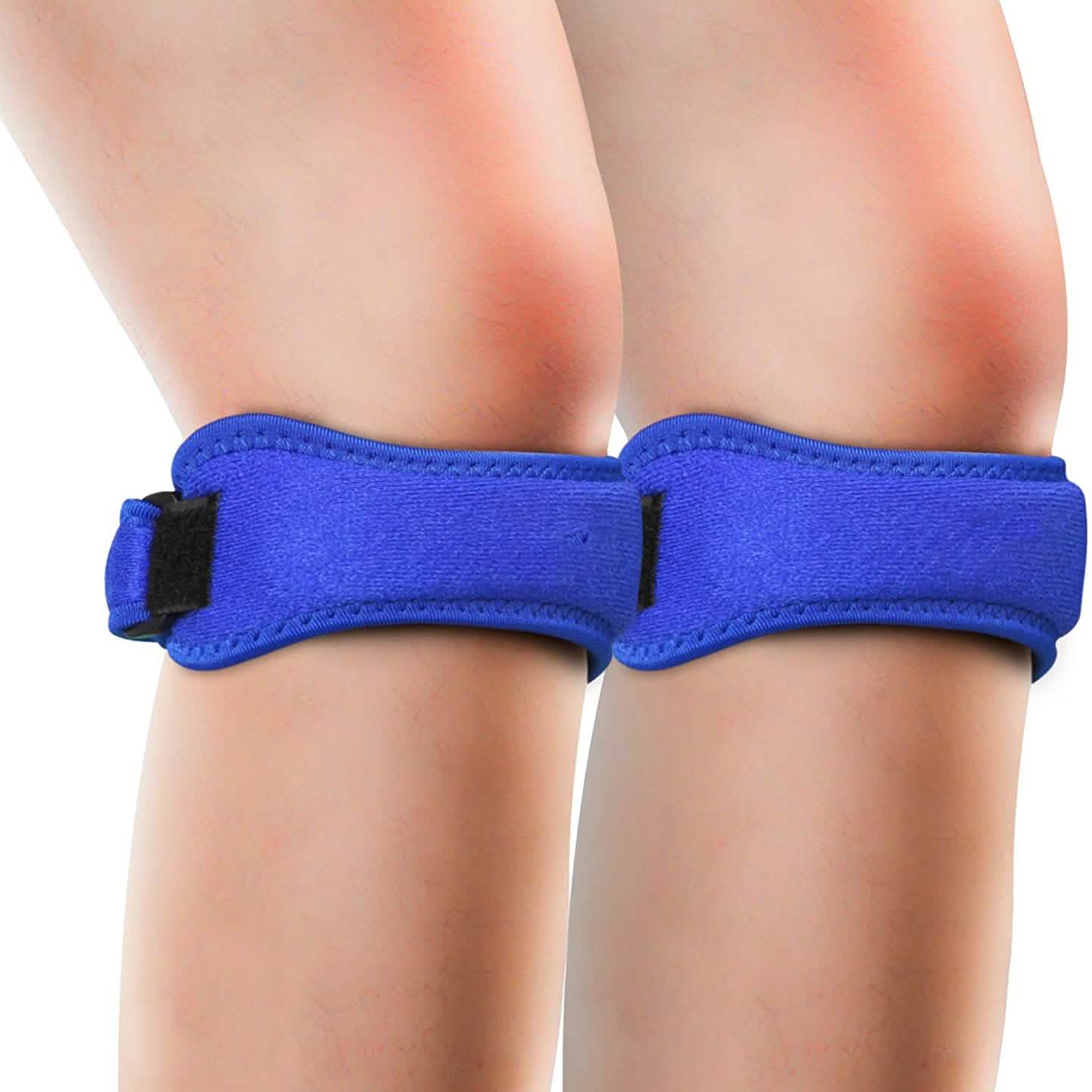 2-Pack: Stabilizer Straps for Knee and Patella Pain Relief