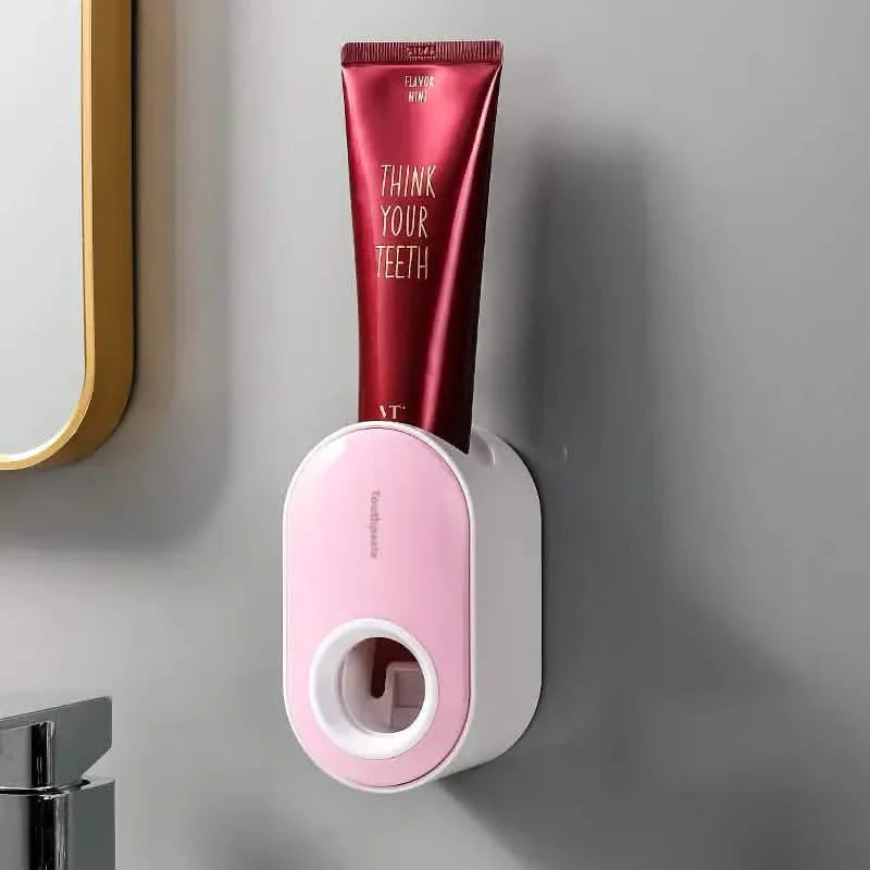 2-Pack:  Wall-Mounted Automatic Toothpaste Dispenser