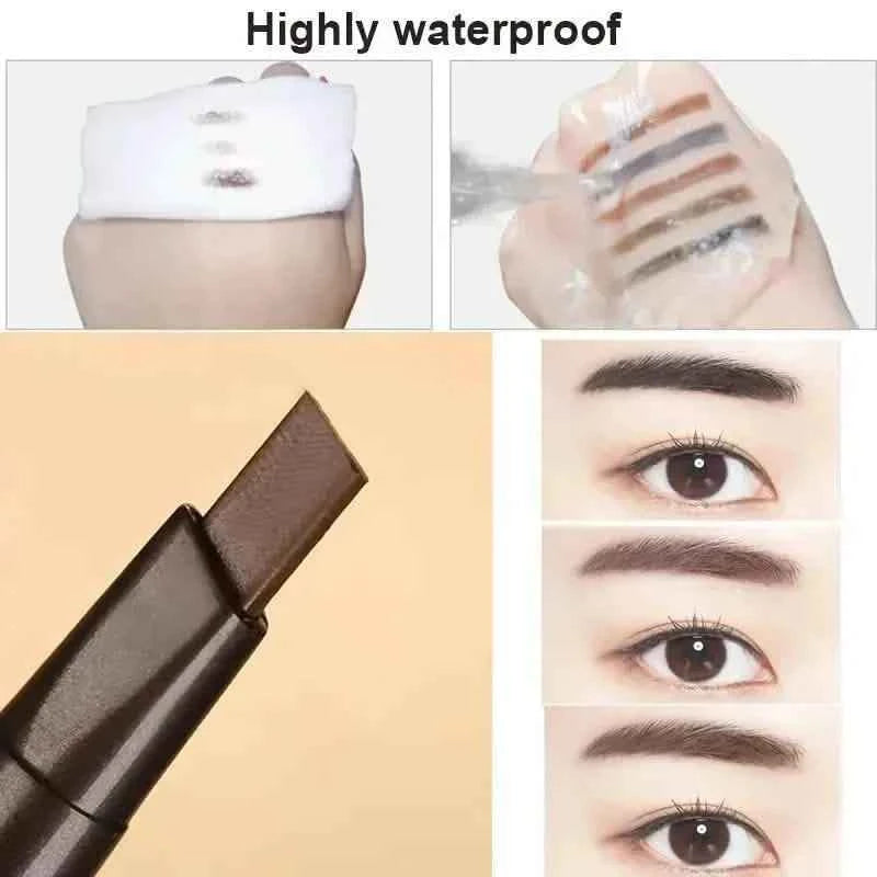 2-Pack: Natural Makeup Double Heads Automatic Eyebrow Pencil Waterproof Long-lasting