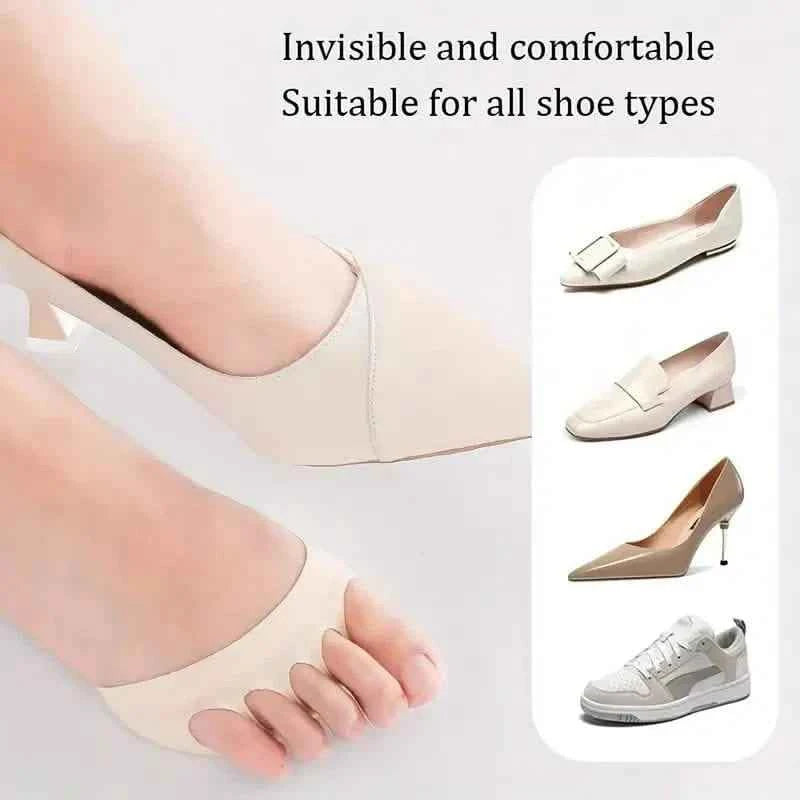 2-Pairs: Invisible Socks Spherical Footrest