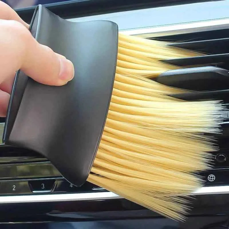 2-Piece: Car Interior Sweeping Dust Soft Brush Car Wash Tool