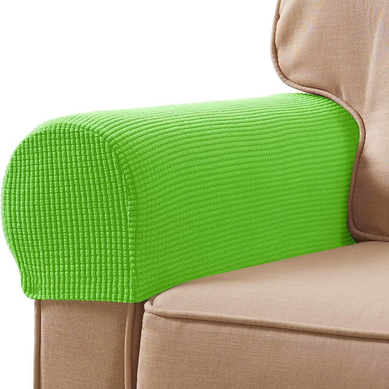 2-Piece: Jacquard Sofa Armrest Slipcover