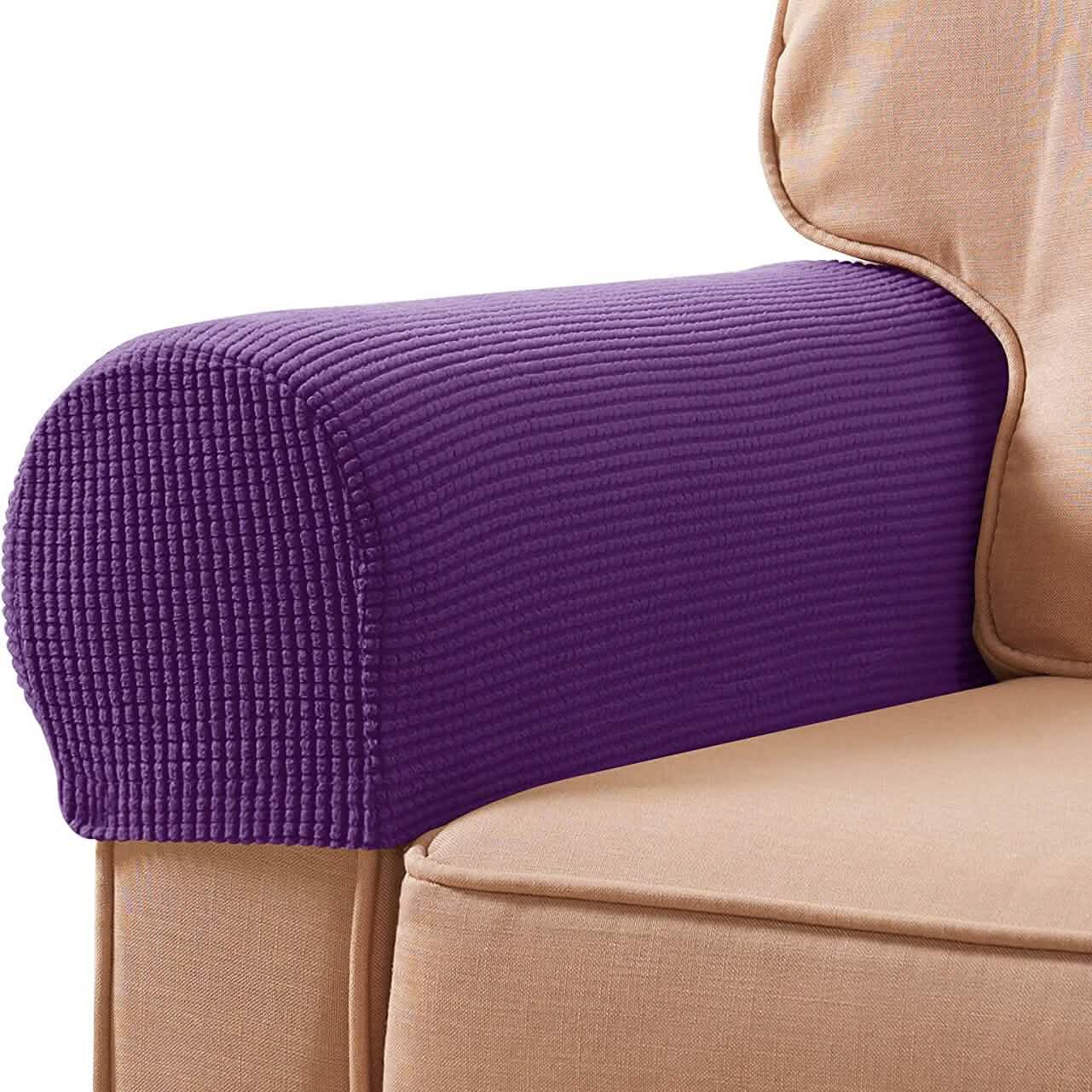 2-Piece: Jacquard Sofa Armrest Slipcover